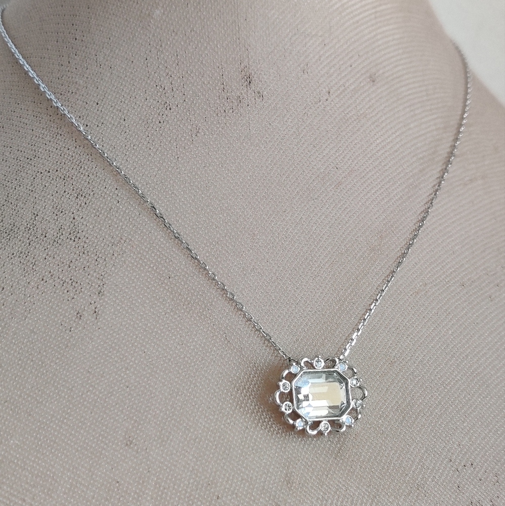 Swarovski Emerald Cut Necklace